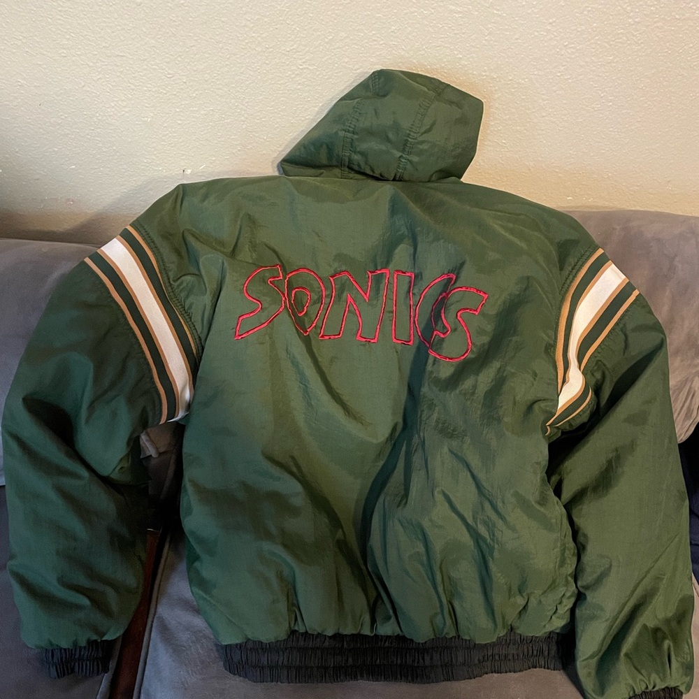 Seattle SuperSonics retro bomber jacket
